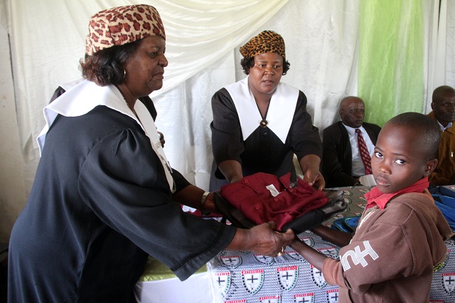 Church Donates Uniforms To 28 Pupils The Sunday News