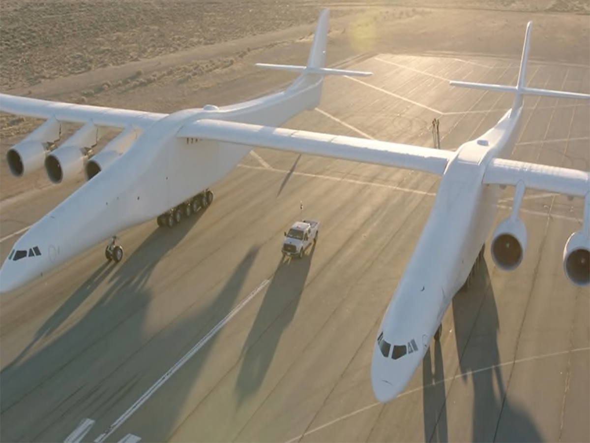 The World’s Largest Plane Makes First Flight Over California | The ...