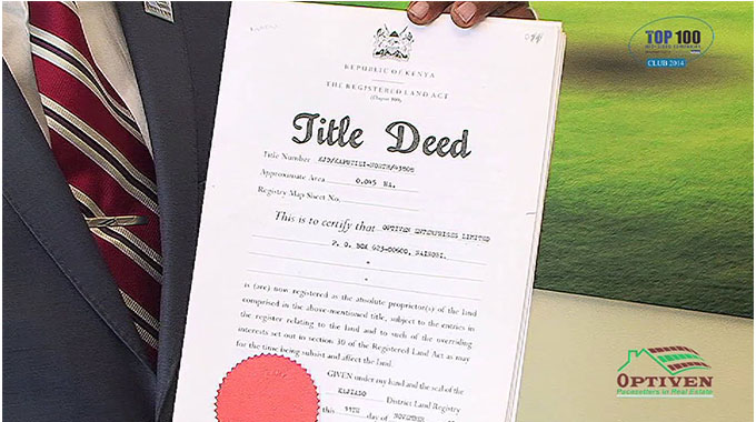 Title Deeds and other types of ownership (Part 1) | The Sunday News