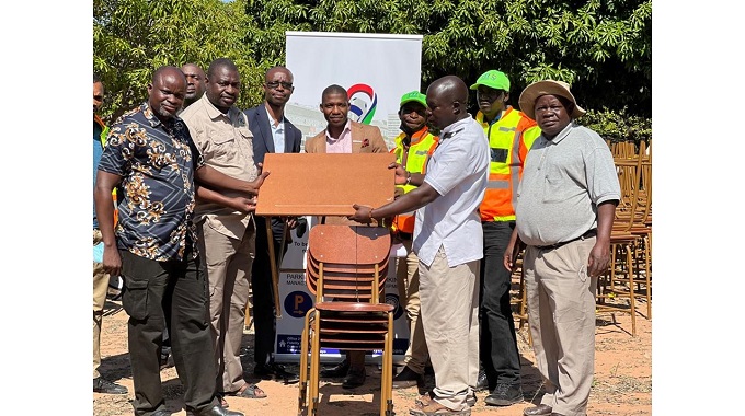 Tendy Three Investments donate desks, chairs to Binga High School | The ...