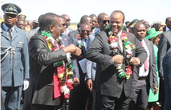 President Mnangagwa, King Mswati In Byo For Zitf 